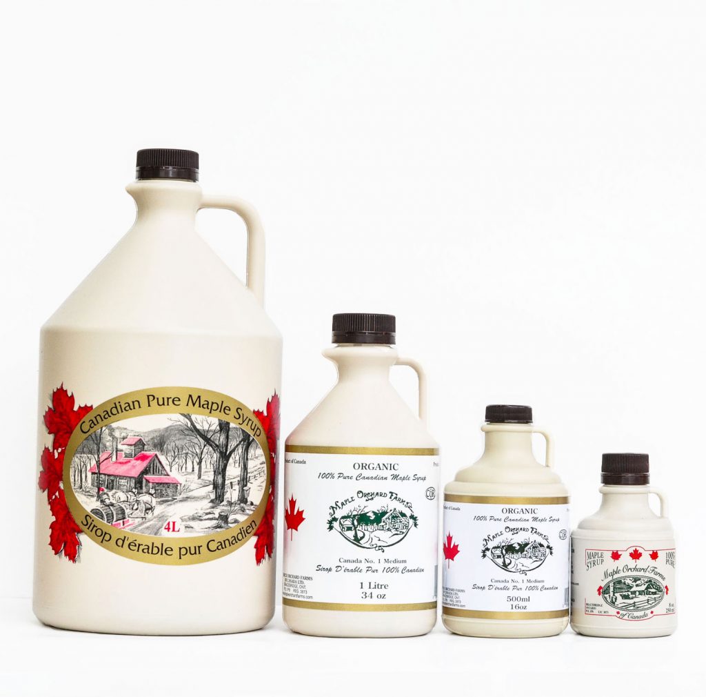 MAPLE SYRUP JUGS Maple Orchard Farms